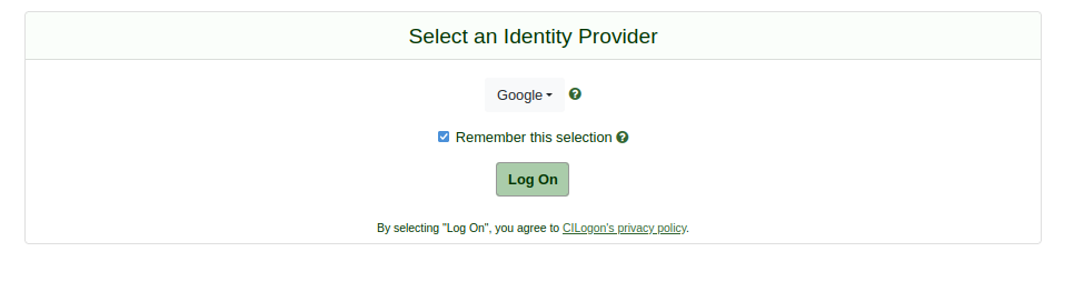 The dialog box that allows you to reuse the same Identity Provider.